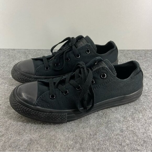 Converse Other - Converse Classic Monochrome Junior Black Low Top Sneakers US Size 3